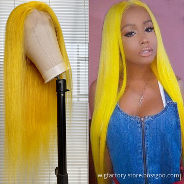 Cheap 100 hair human lace wig, cutile aligned 13*4 lace frontal wigs human hair from indian lace frontal wig for black women